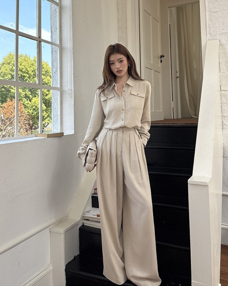 Old Money Linen Shirt & Pants